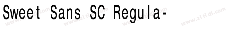 Sweet Sans SC Regula字体转换